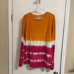 J. America Multicolor Tie-Dye Long Sleeve Tee